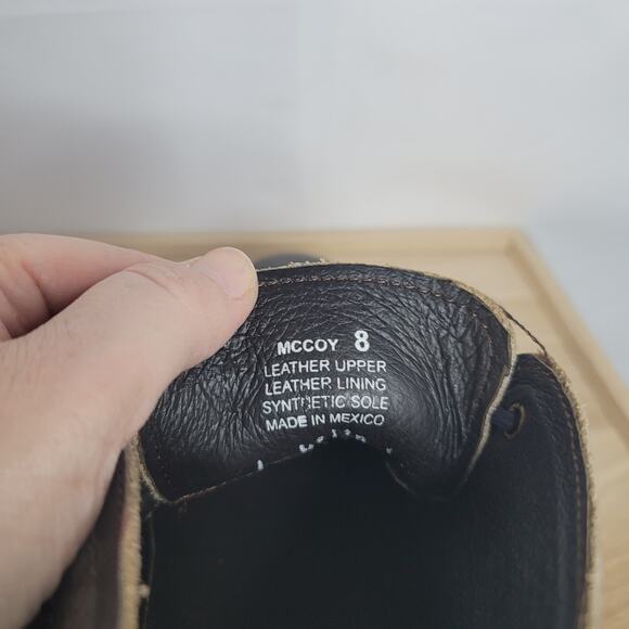 Freebird- Men's McCoy Leather Black Boots- Size 8 - Picture 7 of 7